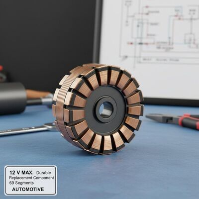 2 Mm Segment Thickness Starter Motor Commutator Designed for Maximum Current 150 A and Current 10A Ensuring Engine Starting